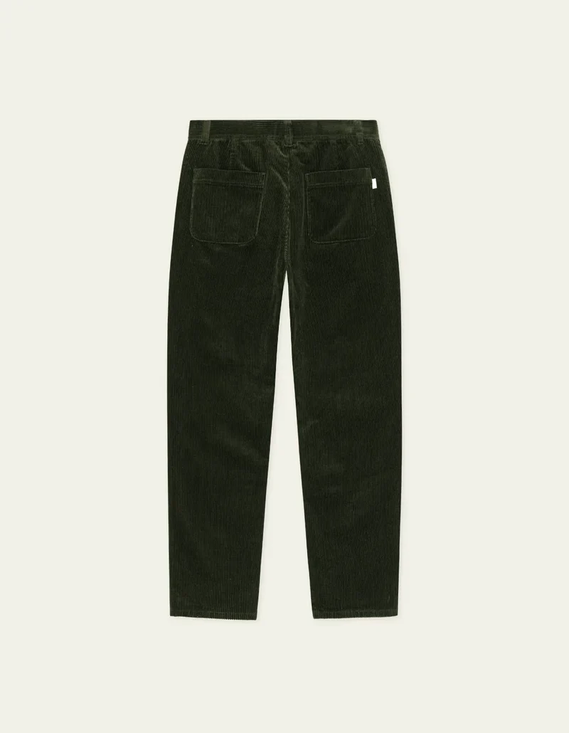 Les Deux CORDUROY TAPERED PANTS Rosin Green