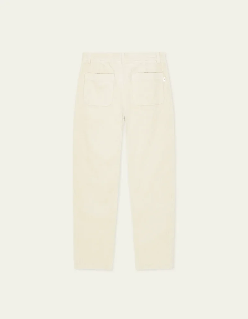 Les Deux CORDUROY TAPERED PANTS Ivory