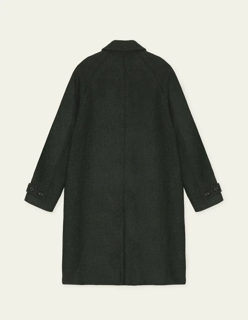 Les Deux SOLID WOOL COAT Rosin Green