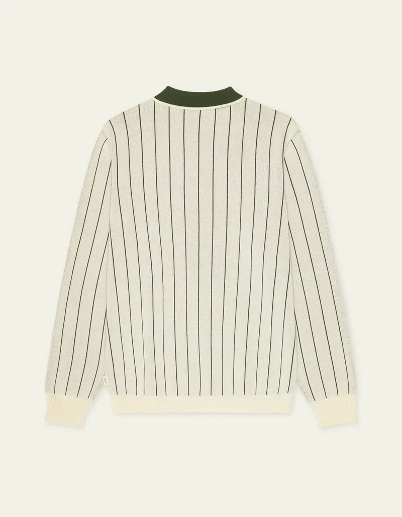 Les Deux SIGNATURE KNITTED L/S POLO Ivory
