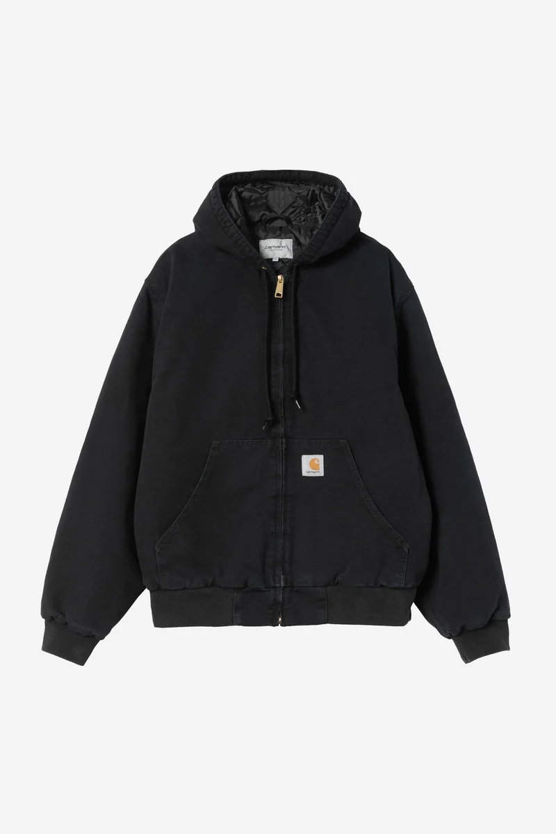 Carhartt Wip OG ACTIVE JACKET Black stone canvas