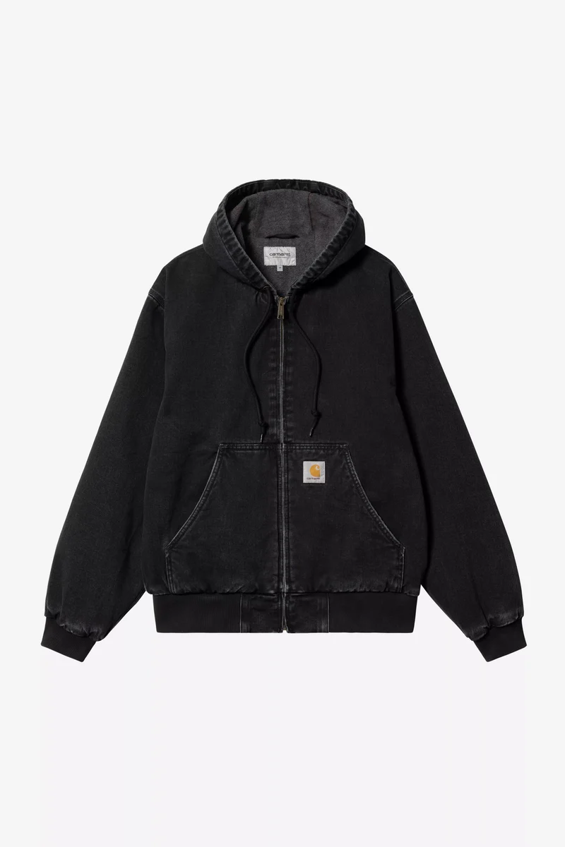 Carhartt Wip OG ACTIVE JACKET Black stone washed