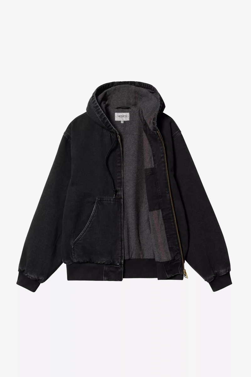 Carhartt Wip OG ACTIVE JACKET Black stone washed