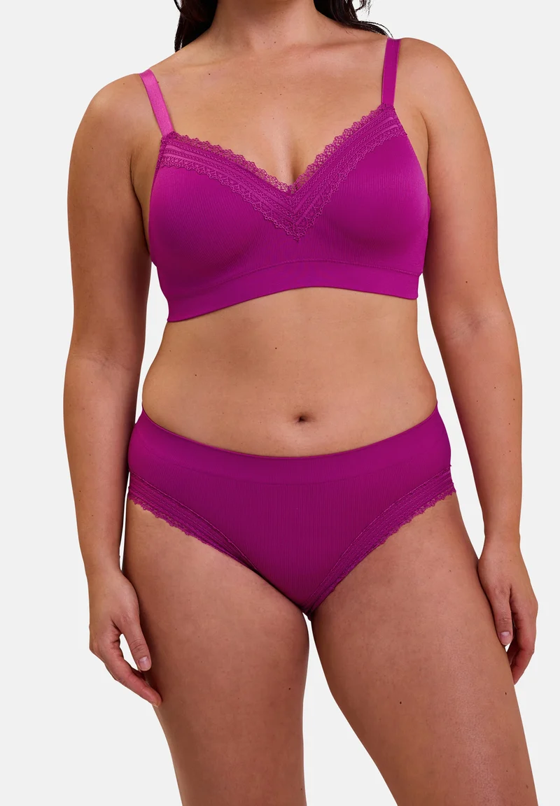 Lot de 2 brassières Agathe Jaune et Rose