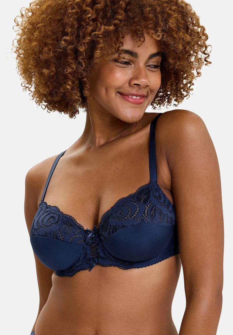 Lot de 2 soutiens-gorge Duo Amélie Bleu Marine et Brun Bruschetta