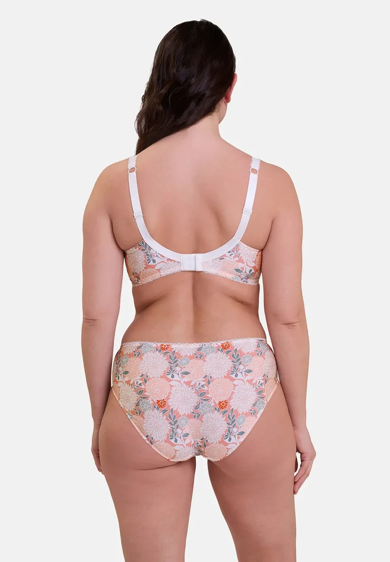 Slip Aurélie Imprimé Dahlia Clair
