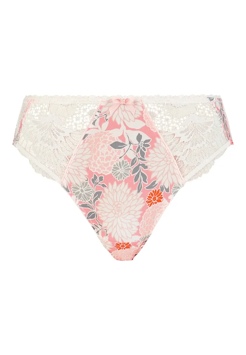 Slip Aurélie Imprimé Dahlia Clair