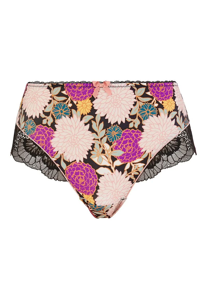 Shorty Aurélie Imprimé Dahlia Foncé