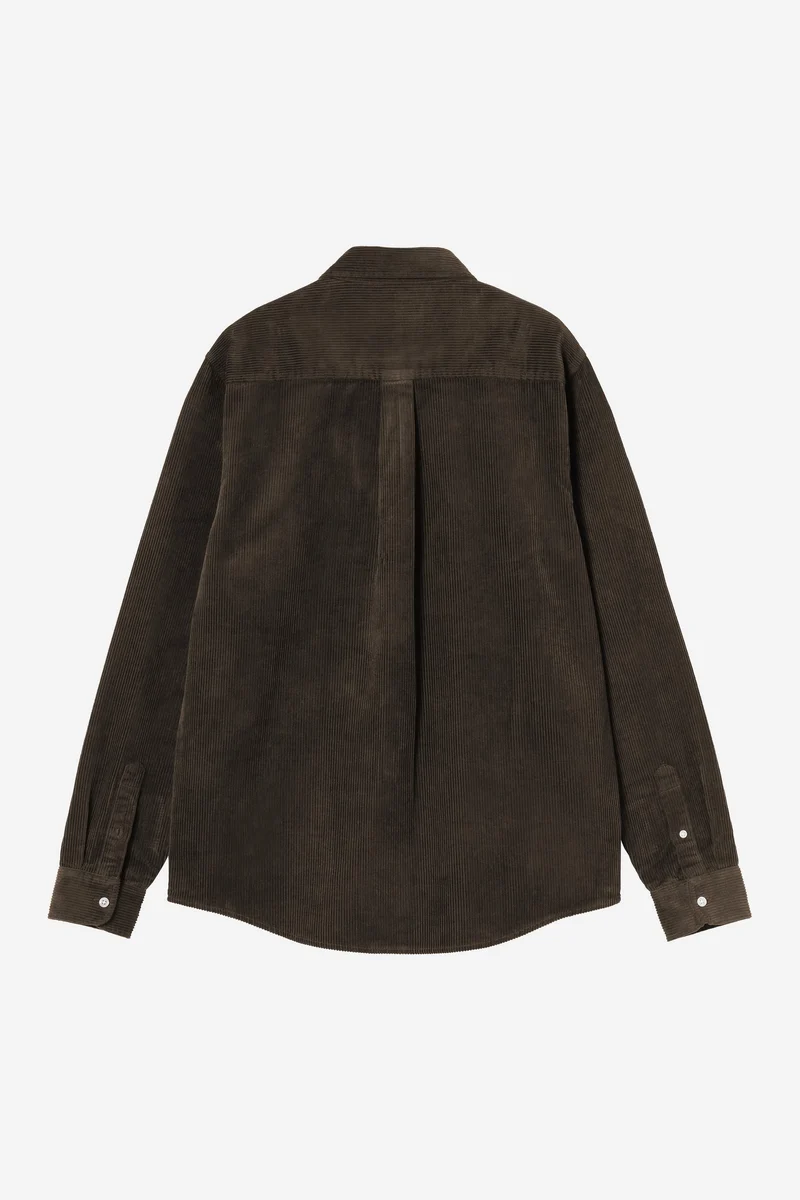 Carhartt Wip MADISON CORD L/S SHIRT Tobacco