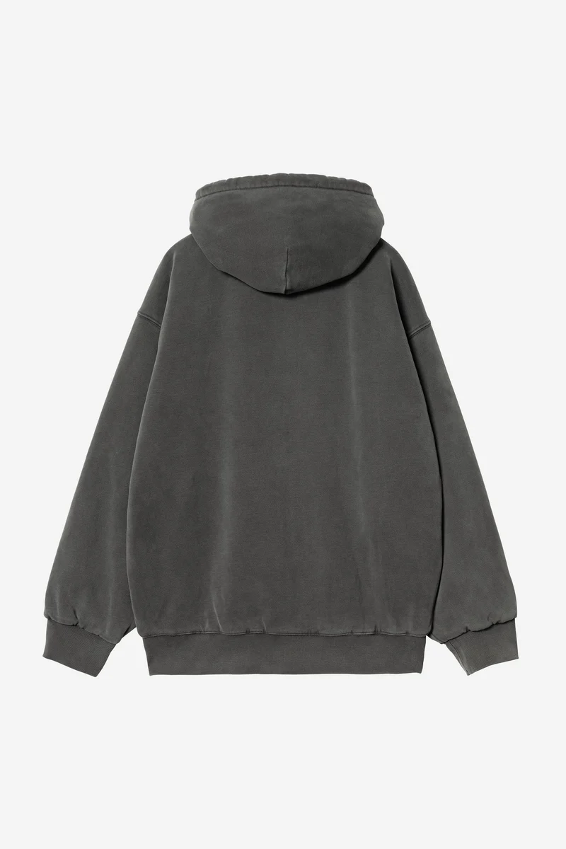 Carhartt Wip HOODED VISTA JACKET Black garment dyed