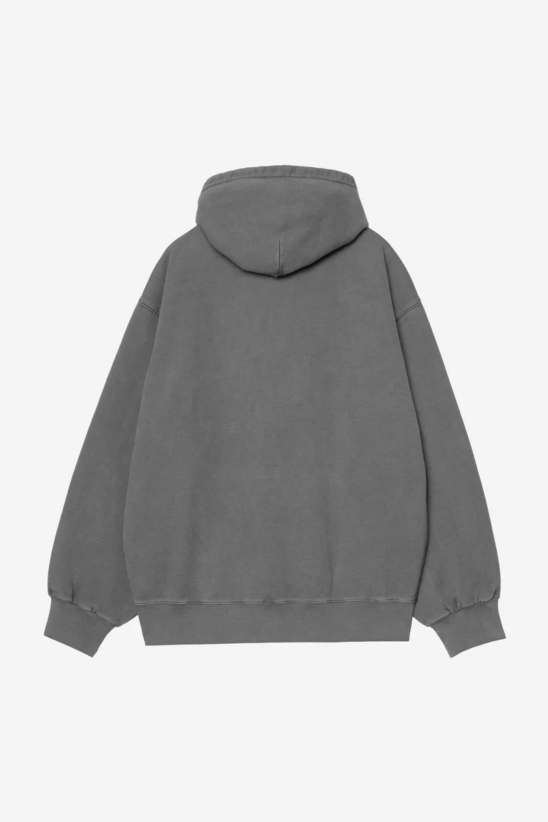 Carhartt Wip HOODED VISTA SWEAT Black garment dyed