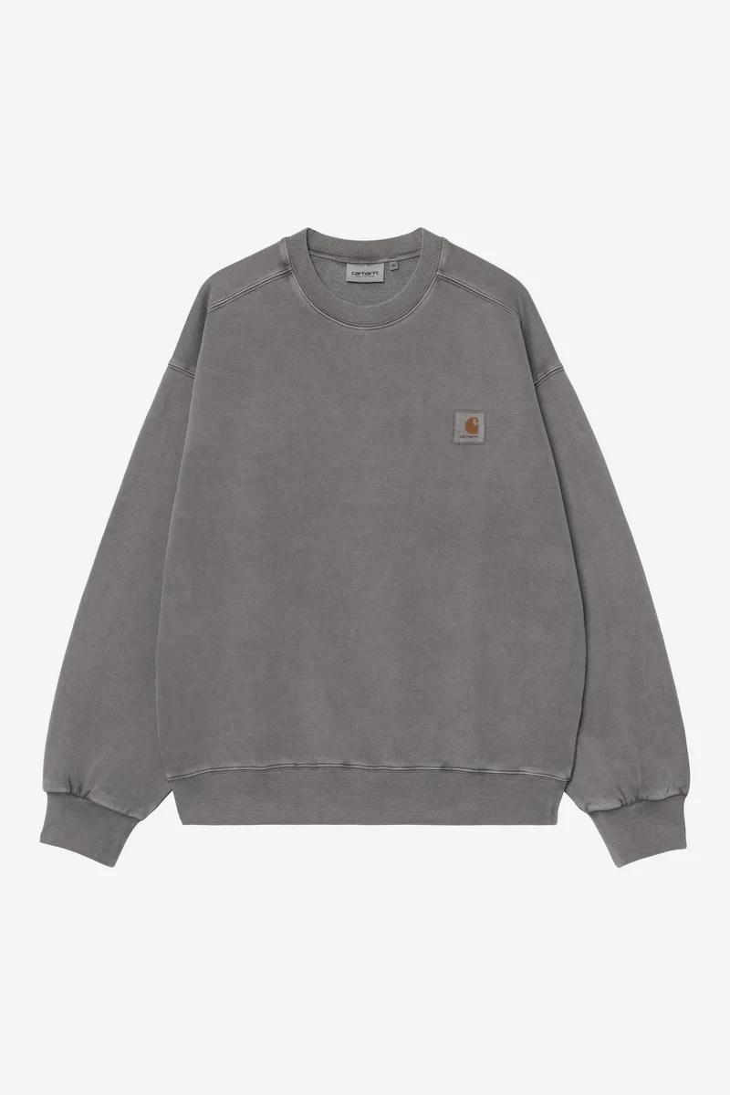 Carhartt Wip VISTA SWEAT Black garment dyed