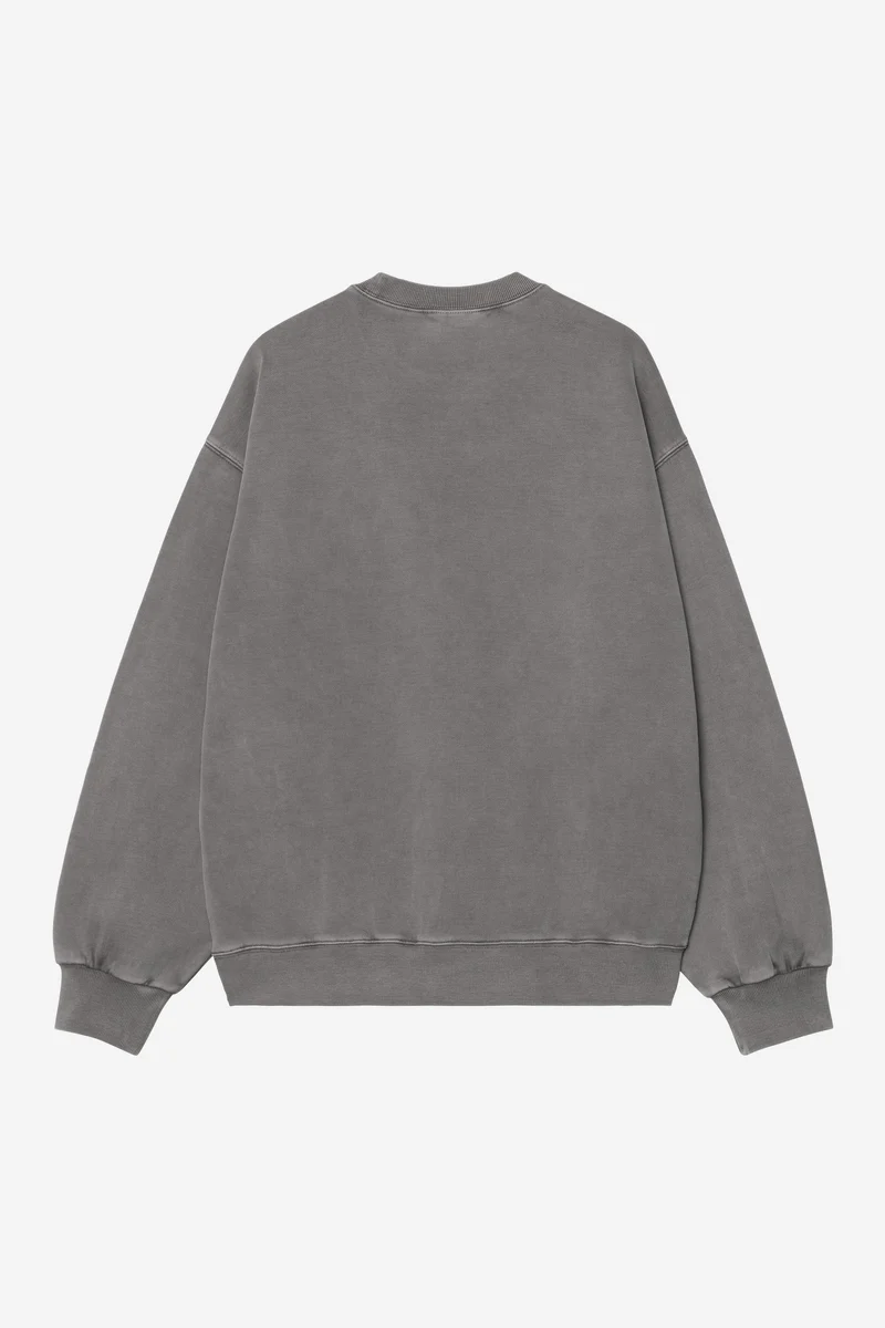 Carhartt Wip VISTA SWEAT Black garment dyed