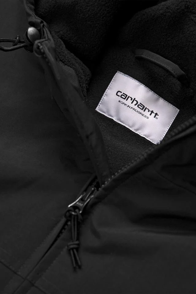Carhartt Wip HOODED SAIL JACKET Black / White