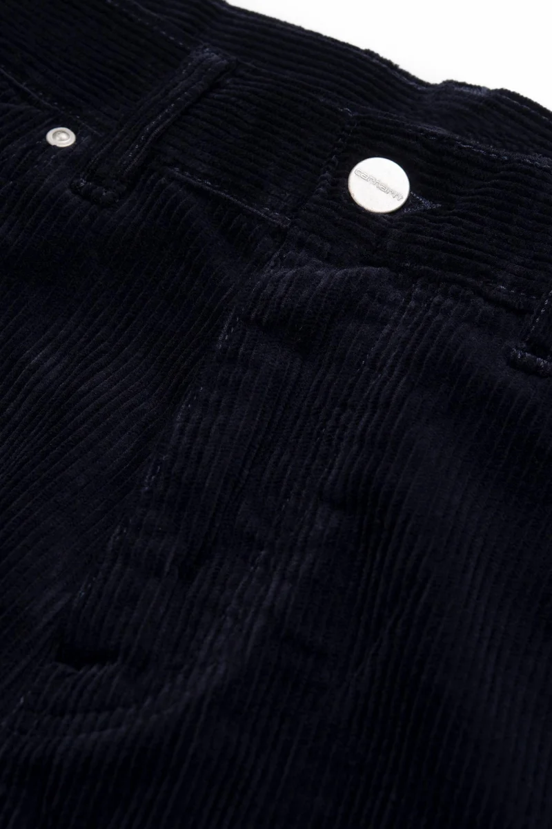 Carhartt Wip NEWEL CORDUROY PANT Dark Navy rinsed