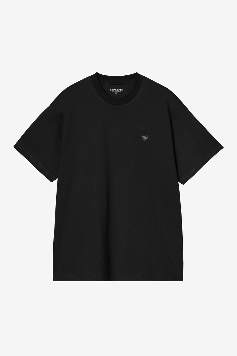 Carhartt Wip SMALL HEART S/S TEE Black / Black