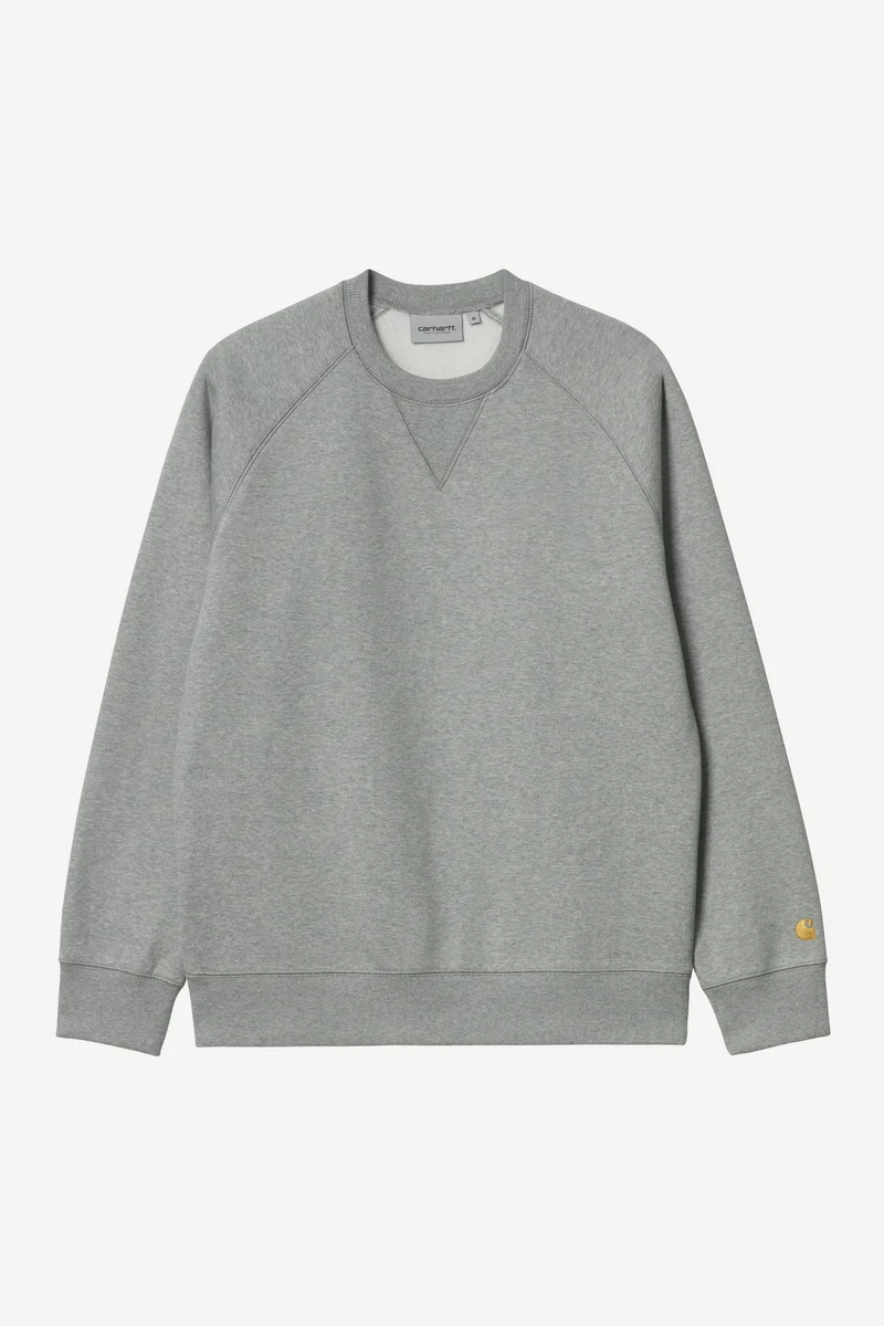 Carhartt Wip CHASE SWEAT Grey Heather / Gold