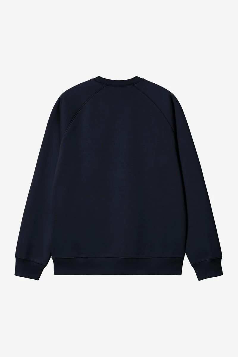 Carhartt Wip CHASE SWEAT Dark Navy / Gold