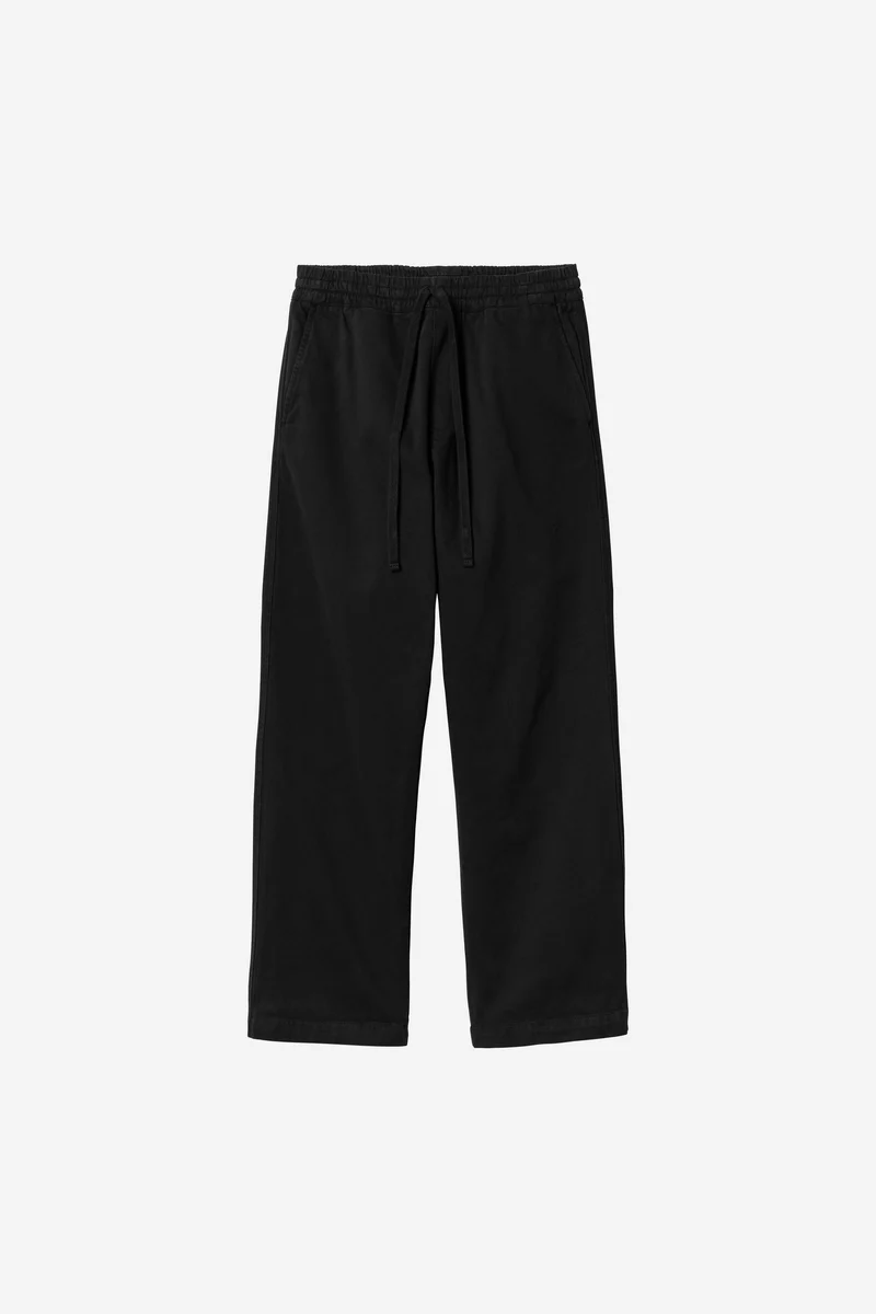 Carhartt Wip FLOYDE PANT Black garment dyed