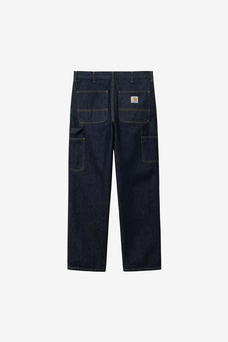 Carhartt Wip SINGLE KNEE PANT Blue rinsed