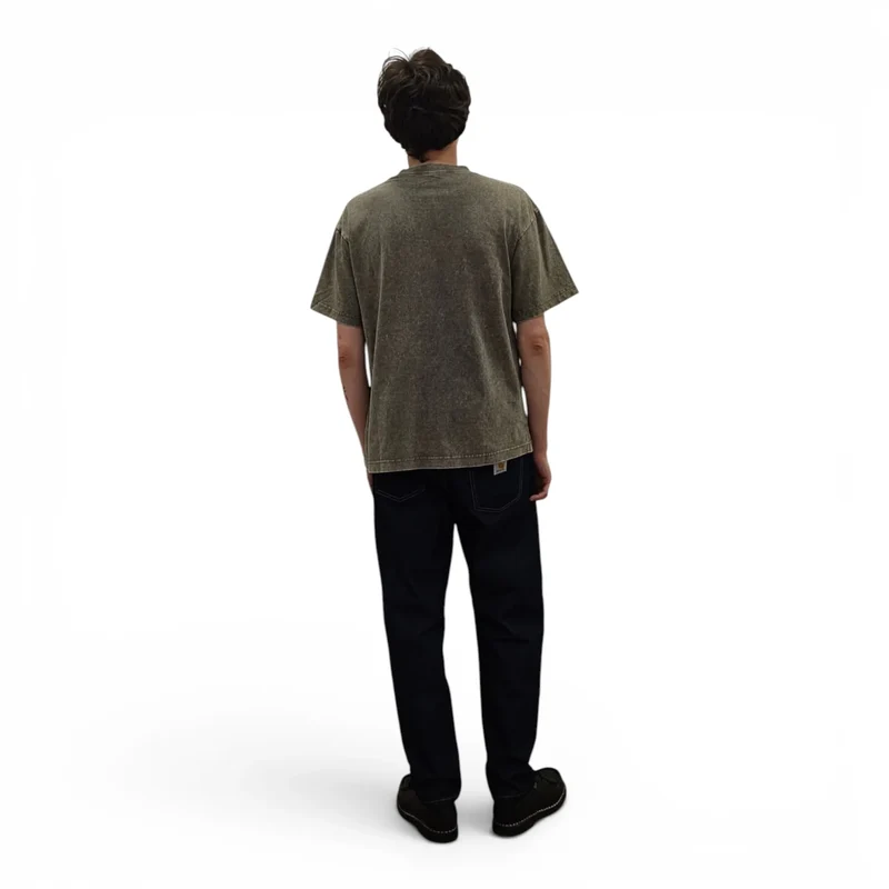T Shirt Saint-Etienne Child Of Sainté WASH EMB COS S/S TEE GREEN
