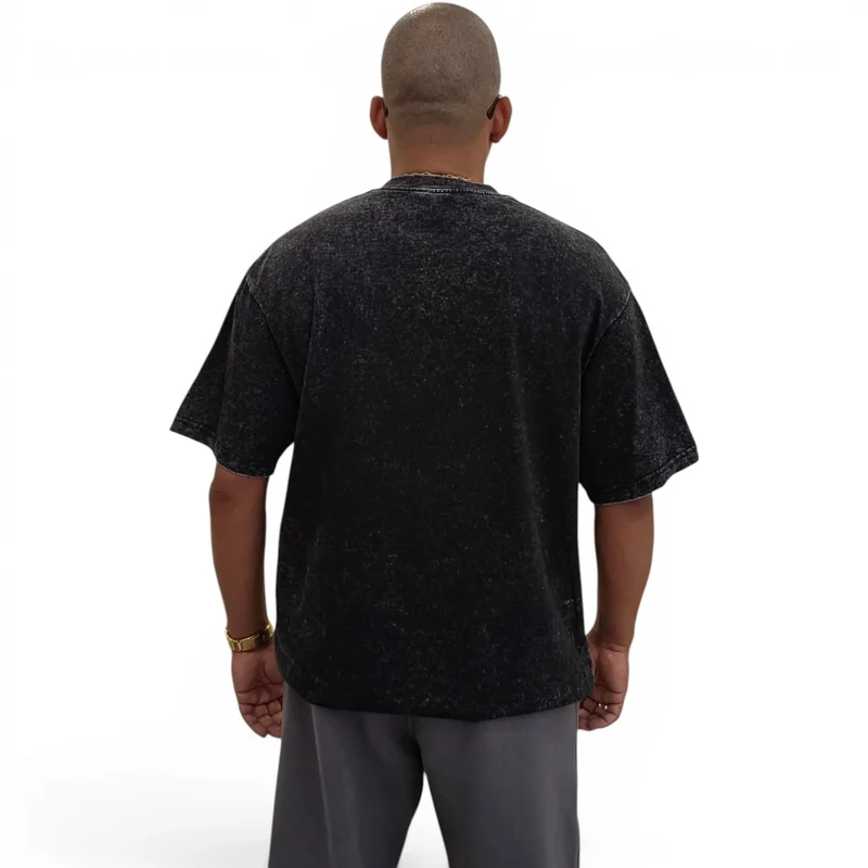 T Shirt Saint-Etienne Child Of Sainté WASH EMB COS S/S TEE BLACK