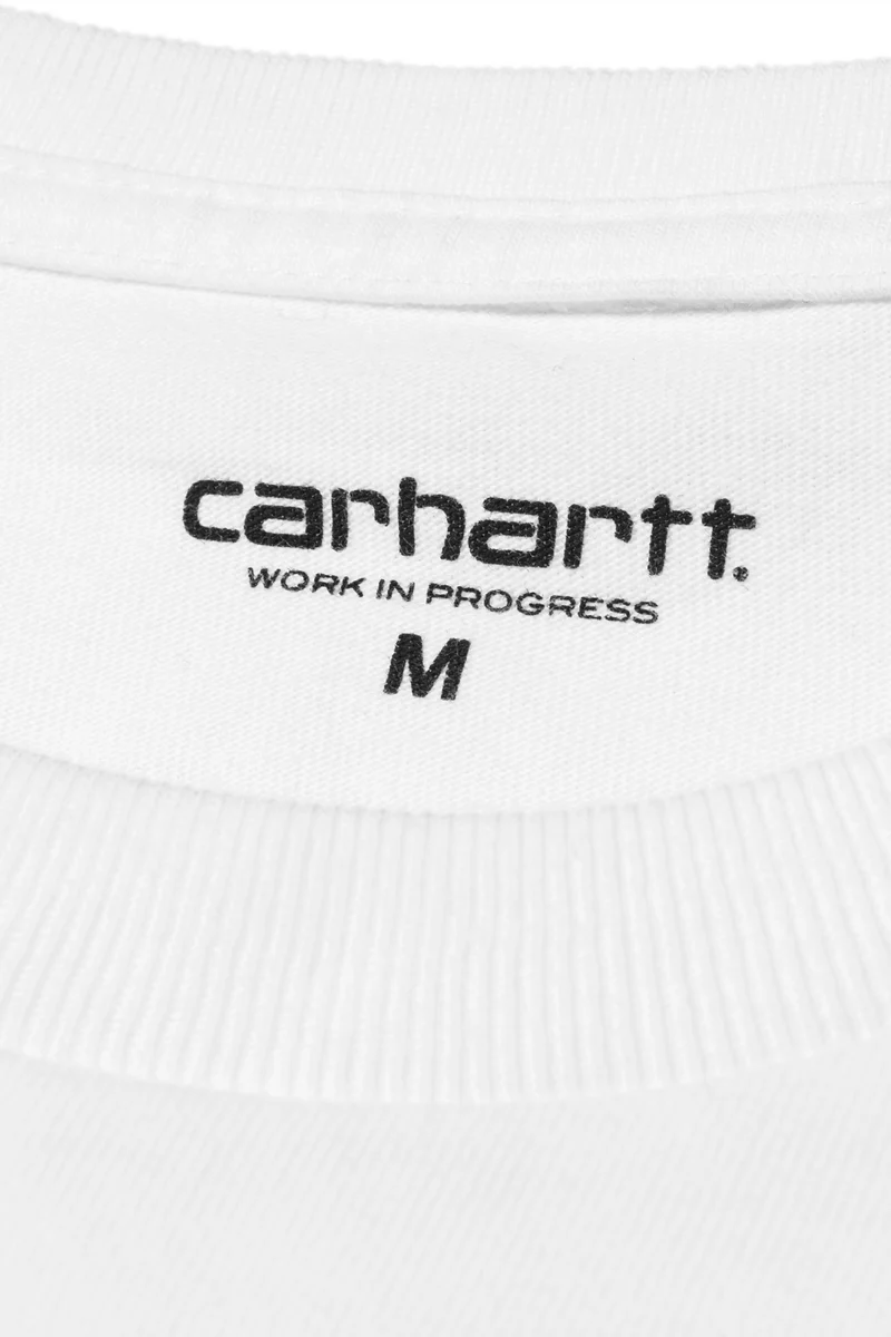 Carhartt Wip CHASE L/S TEE White / Gold