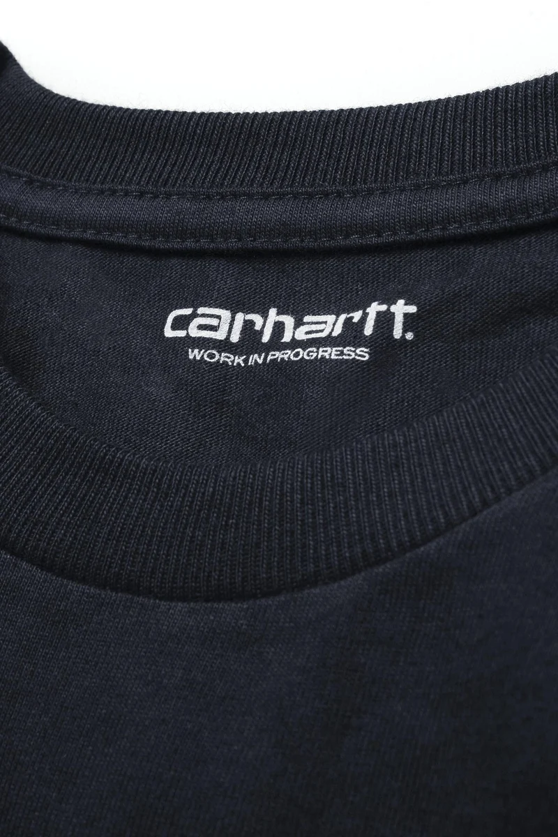 Carhartt Wip CHASE L/S TEE Dark Navy / Gold