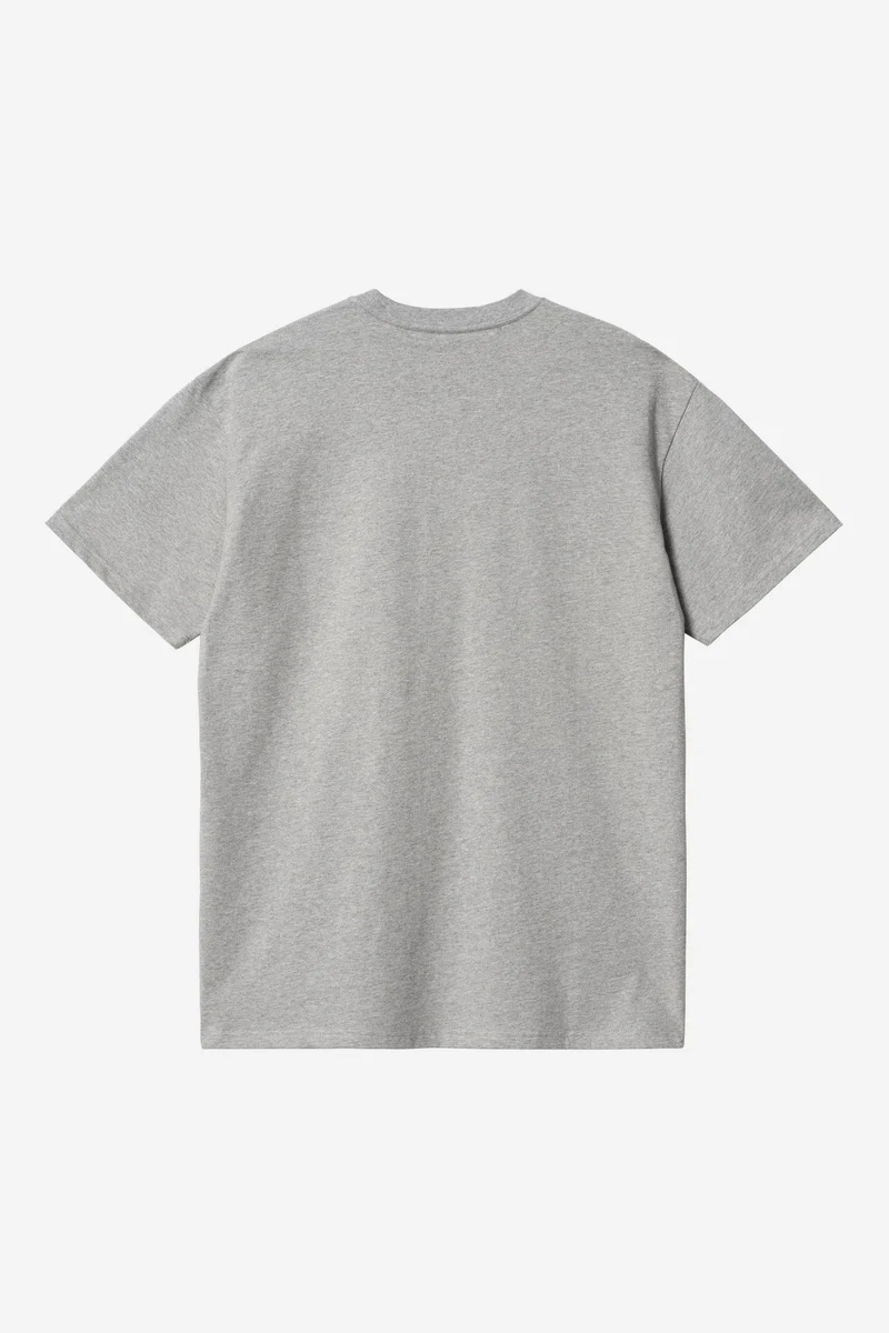Carhartt Wip CHASE S/S TEE Grey Heather / Gold
