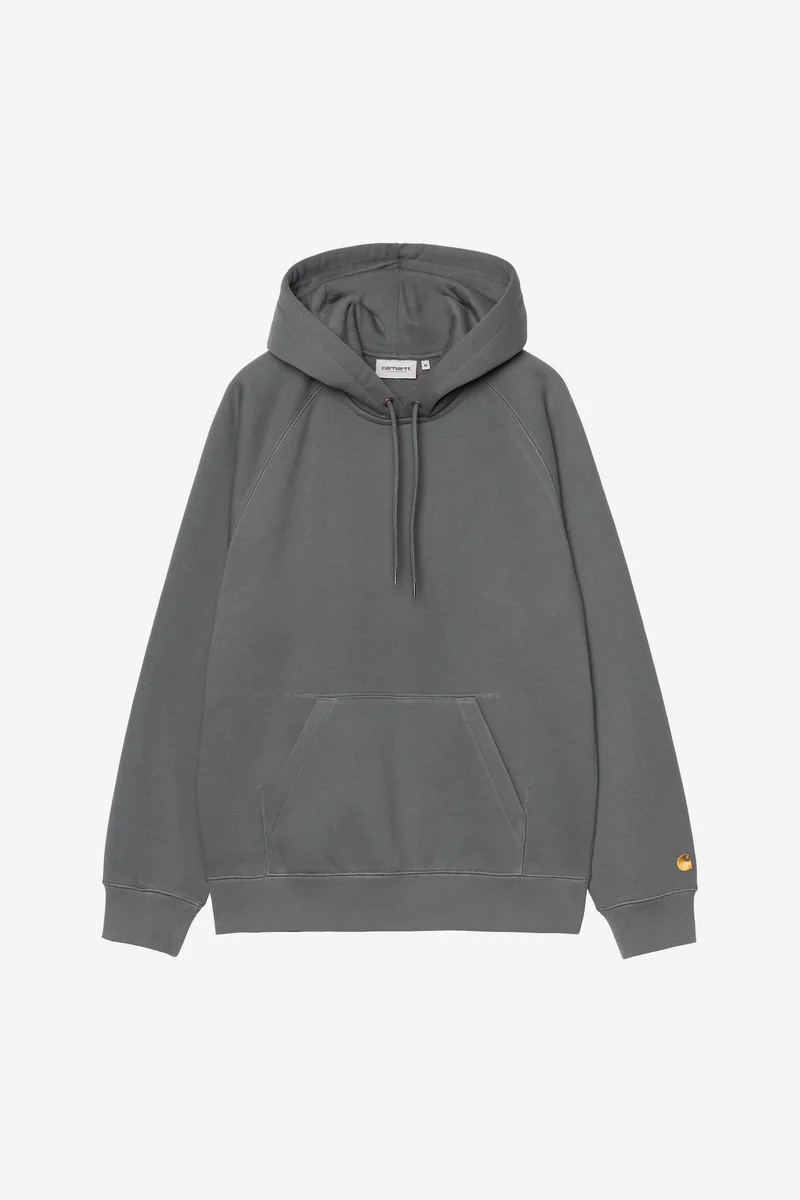 Carhartt Wip HOODED CHASE SWEAT Styx / Gold