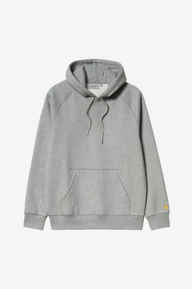 Carhartt Wip HOODED CHASE SWEAT Grey Heather / Gold
