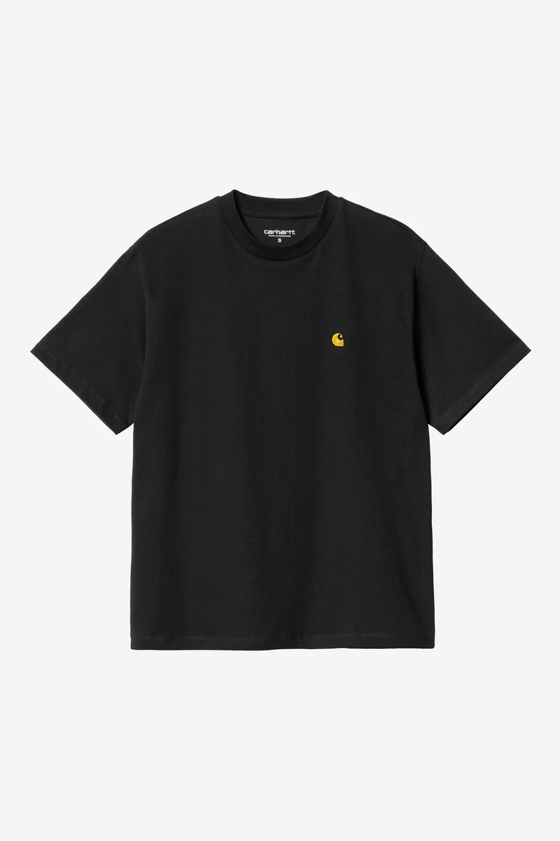 Carhartt Wip CHASE S/S TEE Black / Gold