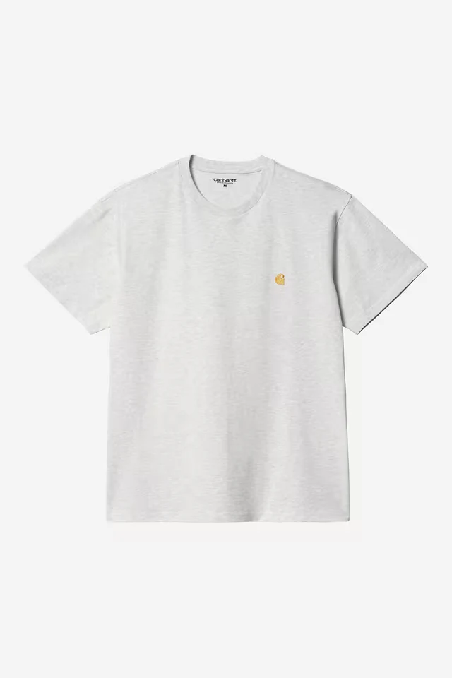 Carhartt Wip CHASE S/S TEE White / Gold