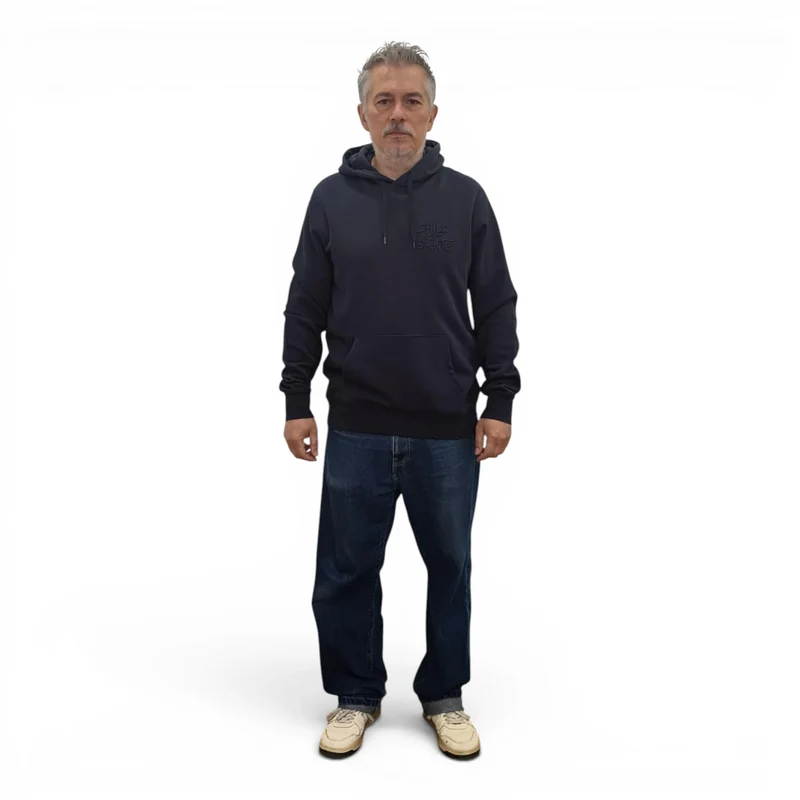 Hoodie Saint-Etienne Child Of Sainté 3D EMB COS HOODIE Navy