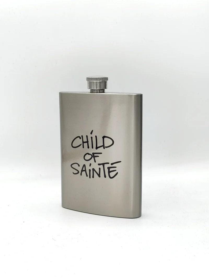 Child of sainté 8 OZ COS STEEL FLAGON