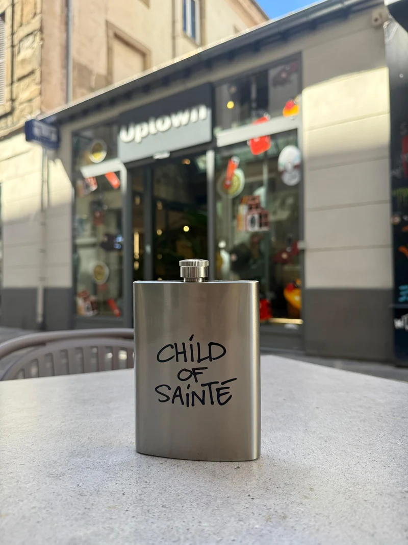 Child of sainté 8 OZ COS STEEL FLAGON