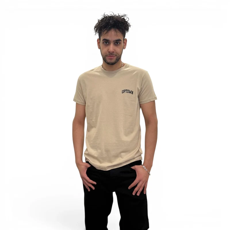 T Shirt Saint-Etienne Child Of Sainté BACK COS Sand/Black