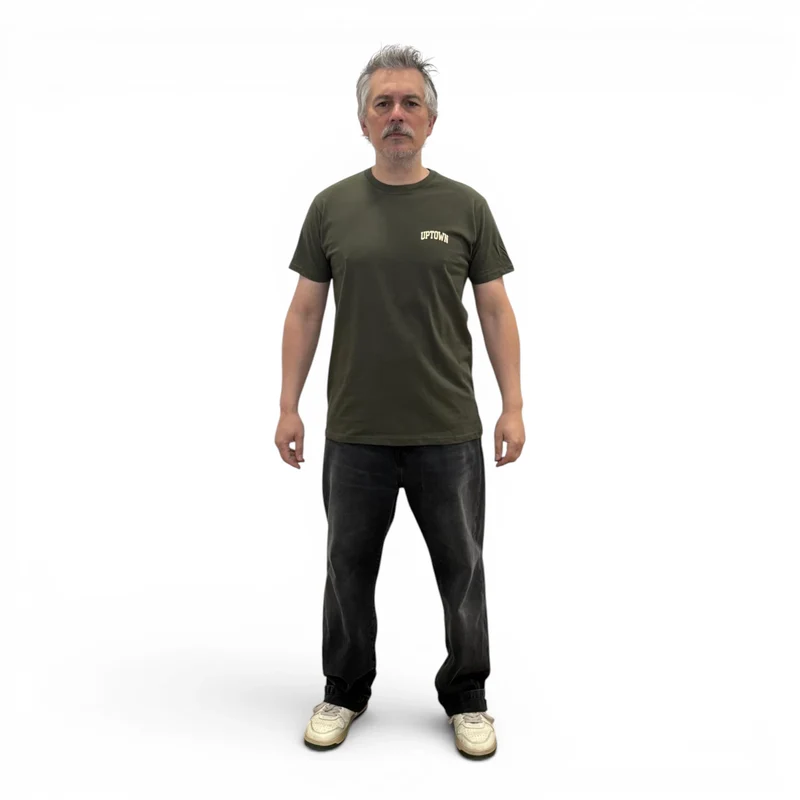 T Shirt Saint-Etienne Child Of Sainté BACK COS Urban Khaki/Natural