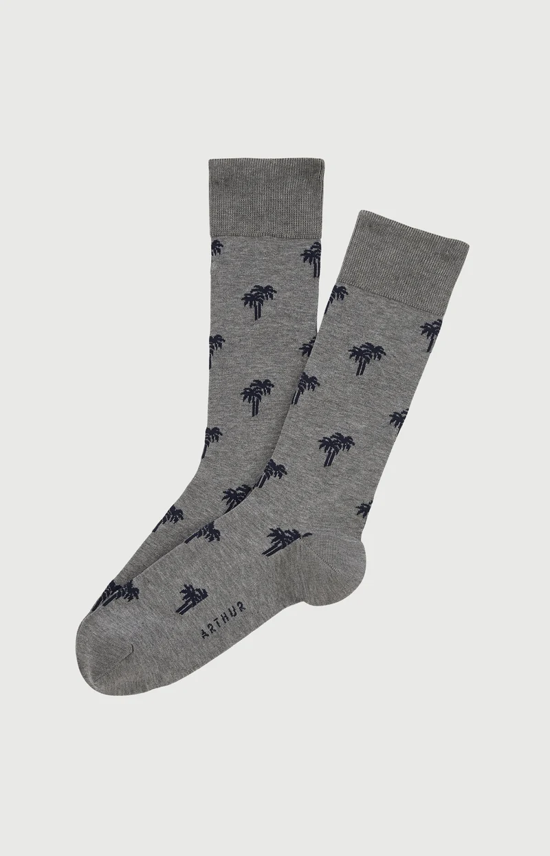 Chaussettes en fil d'écosse - Palmier