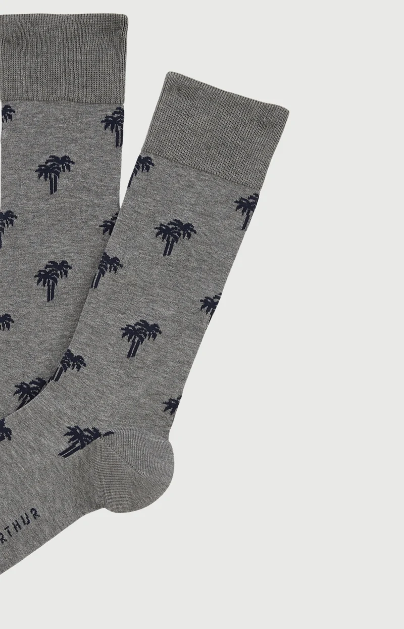 Chaussettes en fil d'écosse - Palmier