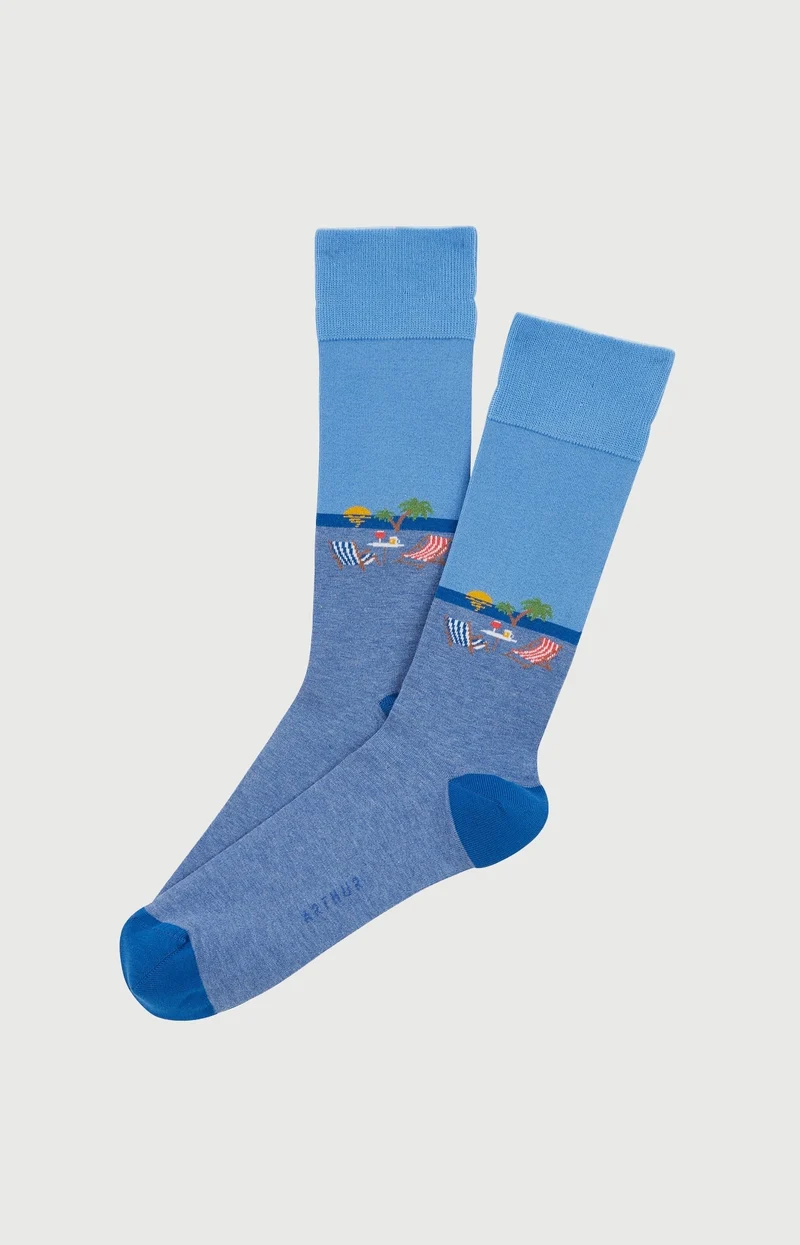 Chaussettes en coton - Transat Bleu