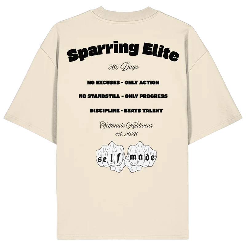 Sparring Gold No34 - Organic Oversize Shirt