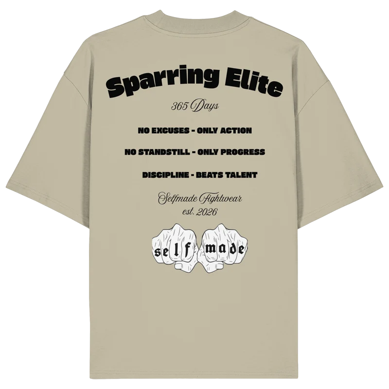 Sparring Gold No34 - Organic Oversize Shirt