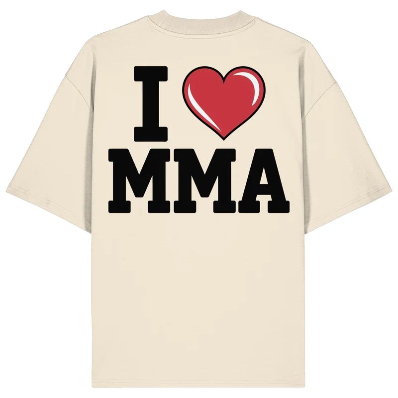 Love MMA Gold No33 - Organic Oversize Shirt