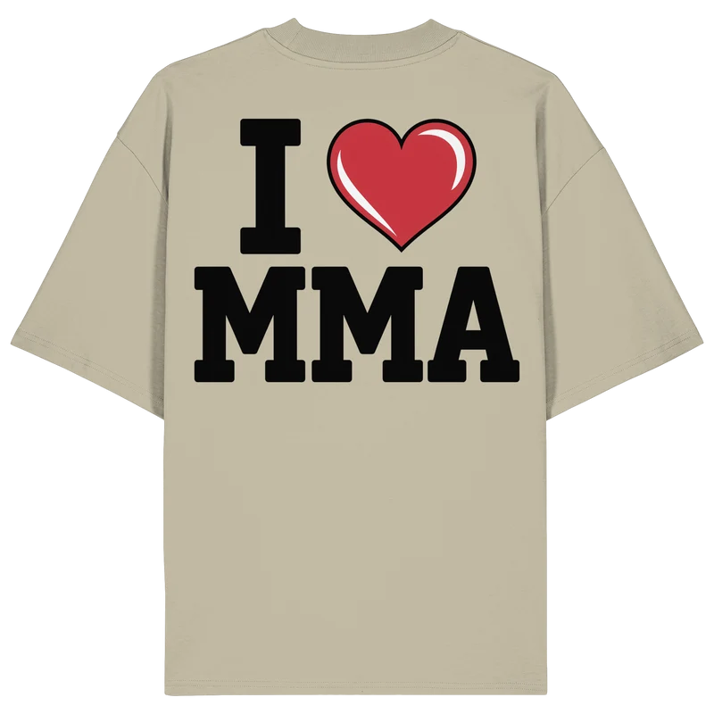 Love MMA Gold No33 - Organic Oversize Shirt