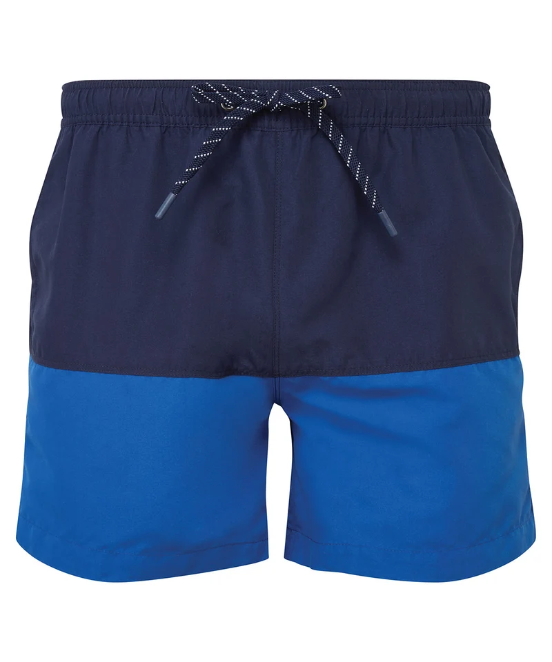 Navy/Royal - Block colour swim shorts