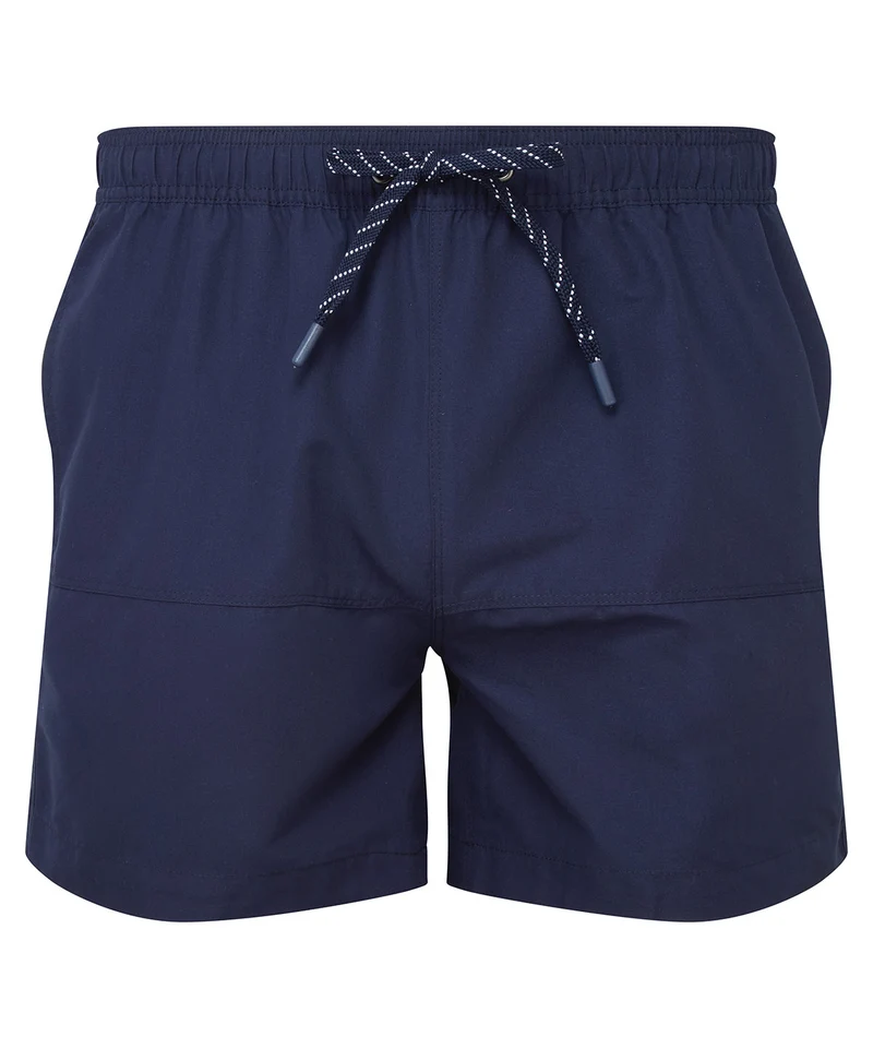 Navy - Block colour swim shorts