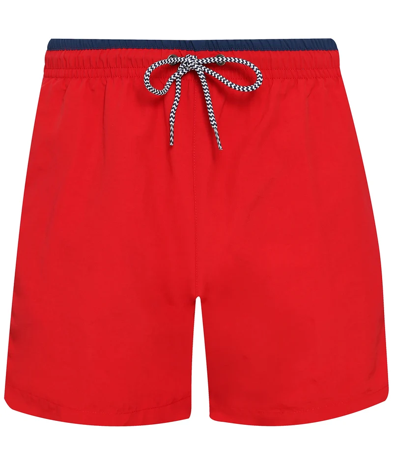 Red/Navy - Swim shorts