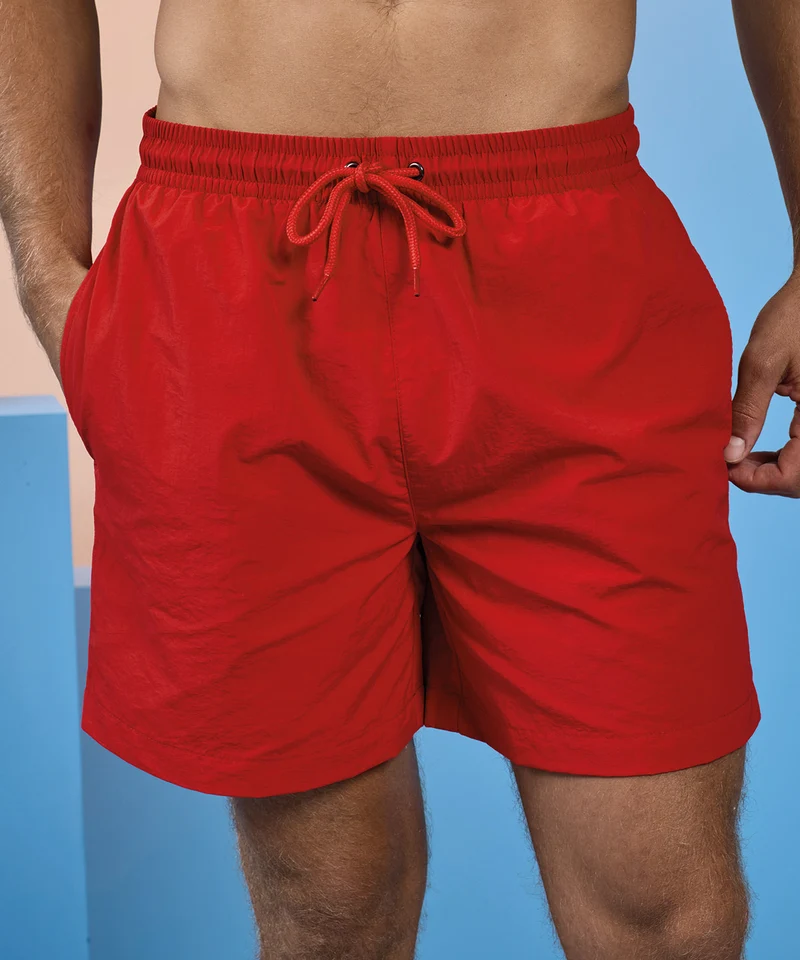 Red/Navy - Swim shorts