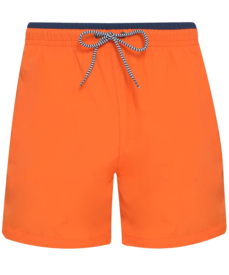 Orange/Navy - Swim shorts